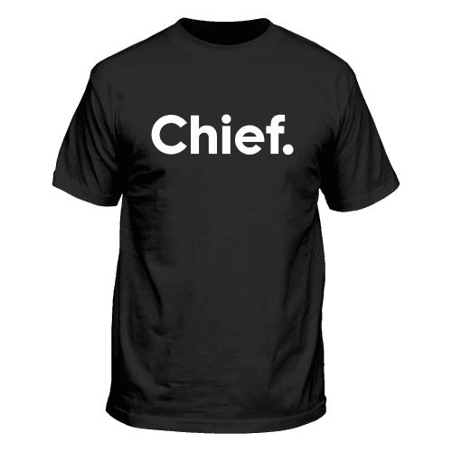 Chief Organic Cotton T-Shirt Merchandise Chief Nutrition Black Extra Small Unisex