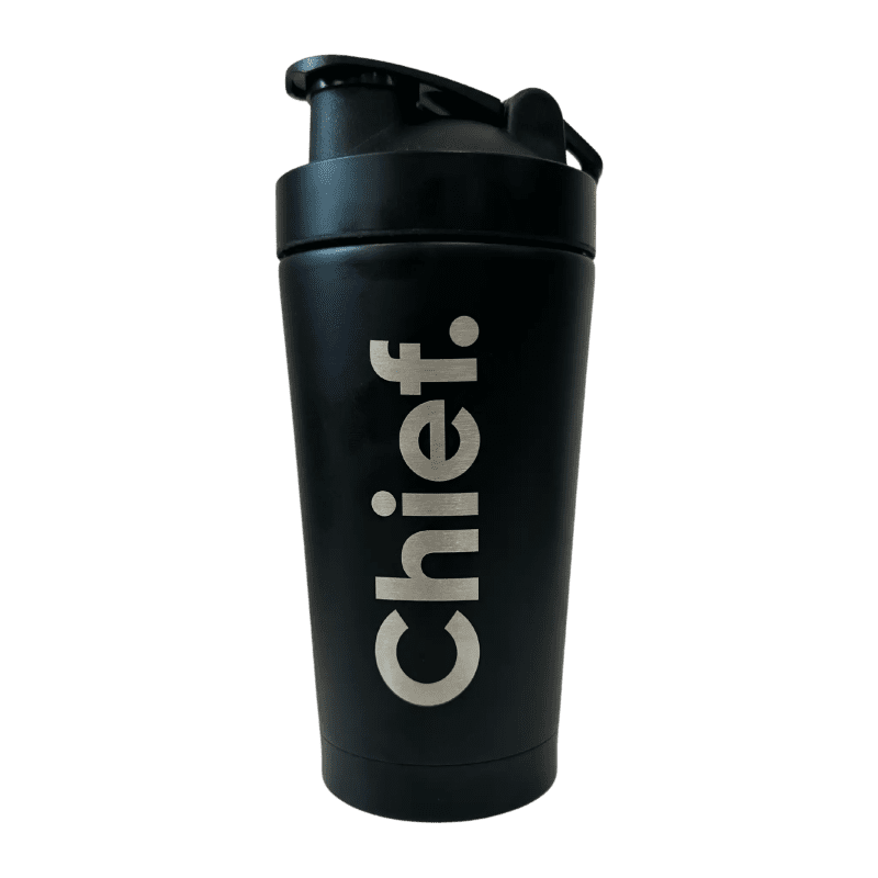 Chief Stainless Steel Protein Shaker 17oz Chief Nutrition 33104658