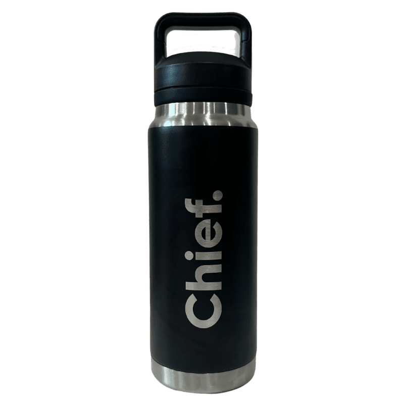 Chief Stainless Steel Water Bottle 27oz Chief Nutrition 33104247