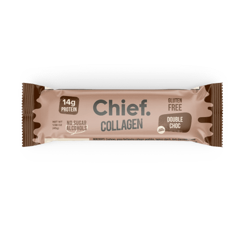 Collagen Protein Bar Double Choc 12 bars Chief Nutrition 33102314