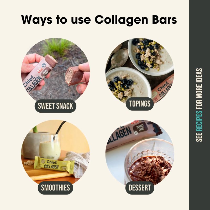 Collagen Protein Bar Hazelnut Brownie 12 bars Chief Nutrition 33103397