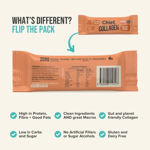 Collagen Protein Bar Mixed Box 12 bars Chief Nutrition 33083448