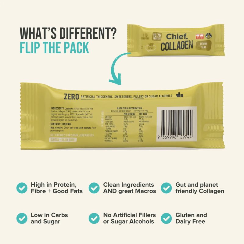 Collagen Protein Bar Mixed Box 12 bars Chief Nutrition 33083825