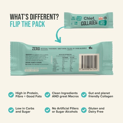 Collagen Protein Bar Mixed Box 12 bars Chief Nutrition 33083924