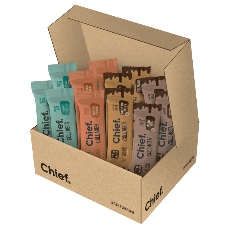 Collagen Protein Bar Mixed Box 12 bars Chief Nutrition 33108990