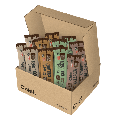 Collagen Protein Bar Sample Pack Collagen Bar Chief Nutrition Choc Covered 12 Bars 