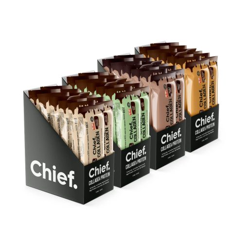 Collagen Protein Bar Value Pack Value Pack Chief Nutrition Choc Covered  