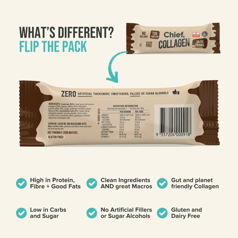 Collagen Protein Bar Value Pack Chief Nutrition 33077852