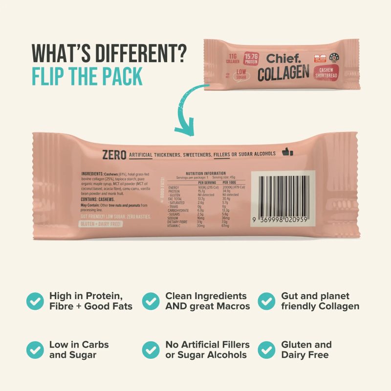 Collagen Protein Bar Value Pack Chief Nutrition 33078175