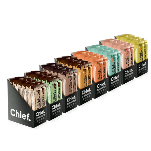 Collagen Protein Bar Value Pack Value Pack Chief Nutrition Both (8 flavours)  