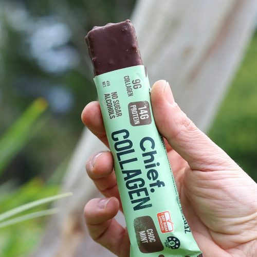 Collagen Protein Choc Mint Bar 12 bars Chief Nutrition 33070492