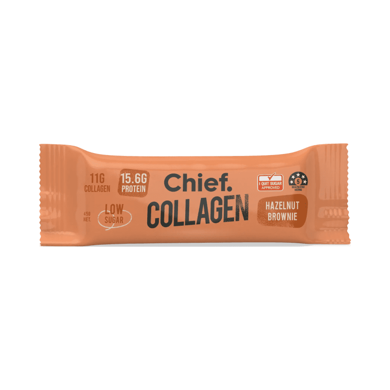 Collagen Protein Hazelnut Brownie Bar 12 bars Chief Nutrition 32980679