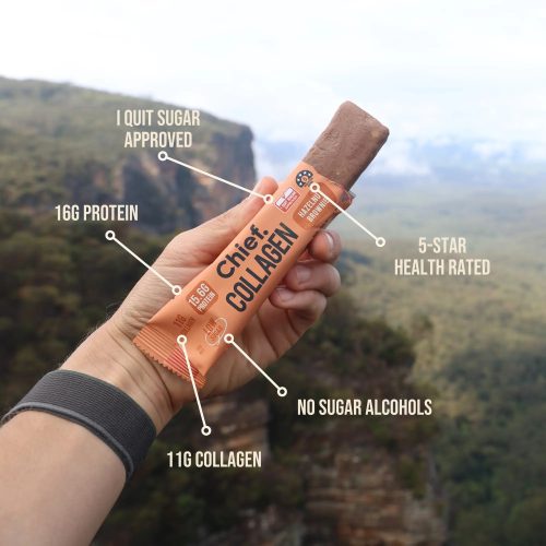 Collagen Protein Hazelnut Brownie Bar 12 bars Chief Nutrition 32980885