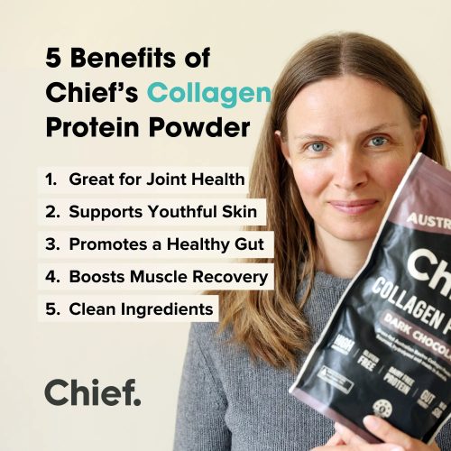 Collagen Protein Powder Dark Chocolate 30 serves Chief Nutrition 33098920