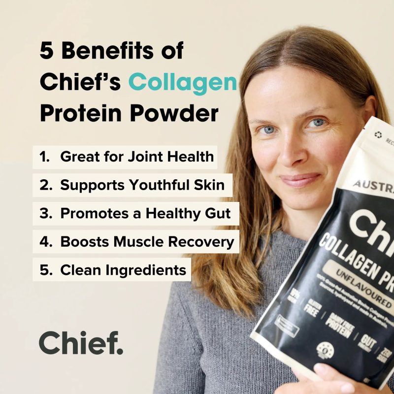 Collagen Protein Powder Unflavored 30 serves Chief Nutrition 33100852