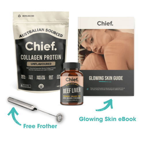 Glowing Skin Bundle Chief Nutrition Unflavoured