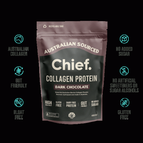 Grass fed Collagen Protein Powder Creamy Vanilla 30 serves Chief Nutrition 33062860