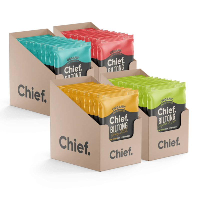 Organic Biltong Value Pack Biltong Chief Nutrition Biltong