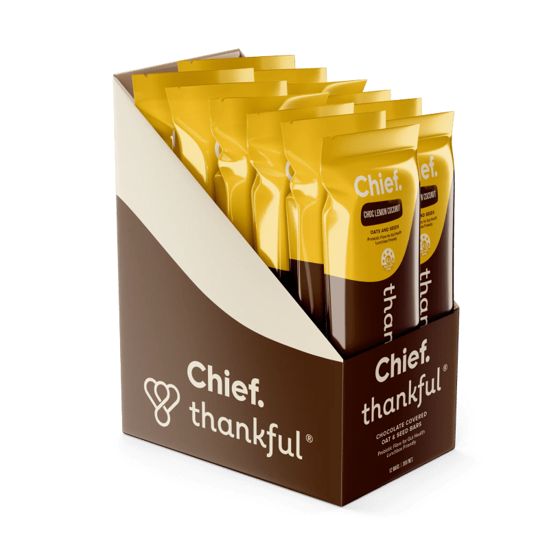 Thankful Bar Choc Lemon Coconut 12 bars Chief Nutrition 33106877