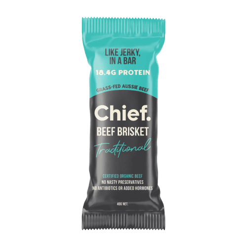 Traditional Beef Bars 12 bars SHORT DATED Chief Nutrition 33106281